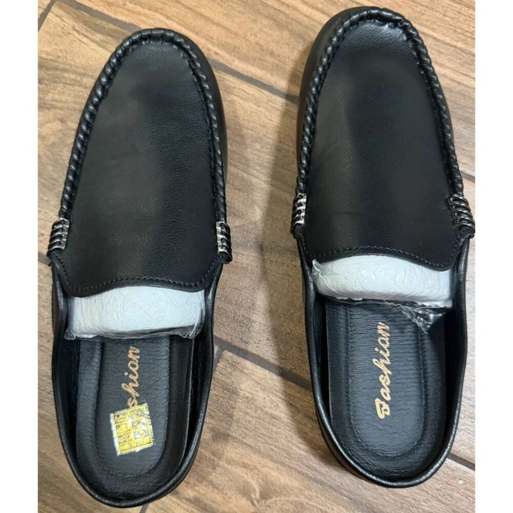 Black Mules Loafers Size 40 or 7